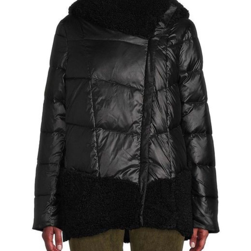 Donna Karan Black Puffer Jacket
